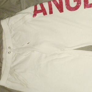 White VICTORIA'S SECRET sweatpants
